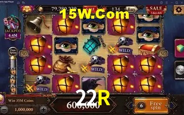 Tela de boas-vindas e lobby de jogos do aplicativo 22R